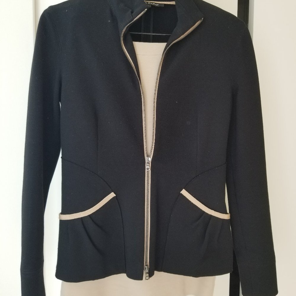 Liday Baday 2-piece Skirt Suit - Black and Beige